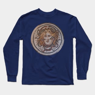 Medusa at Diocletian's bath. Long Sleeve T-Shirt